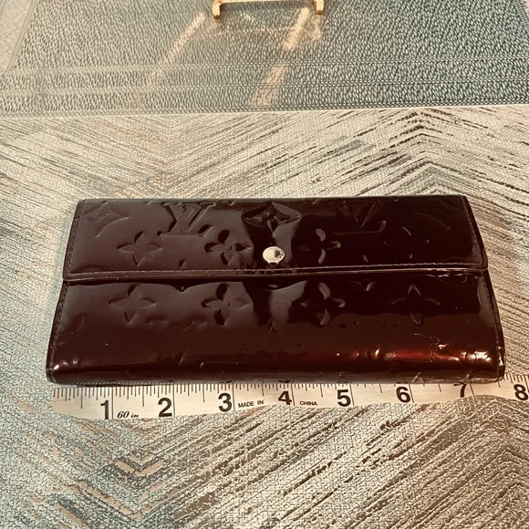 Louis Vuitton purple vernis Patent Leather Clutch wallet - Picture 11 of 13